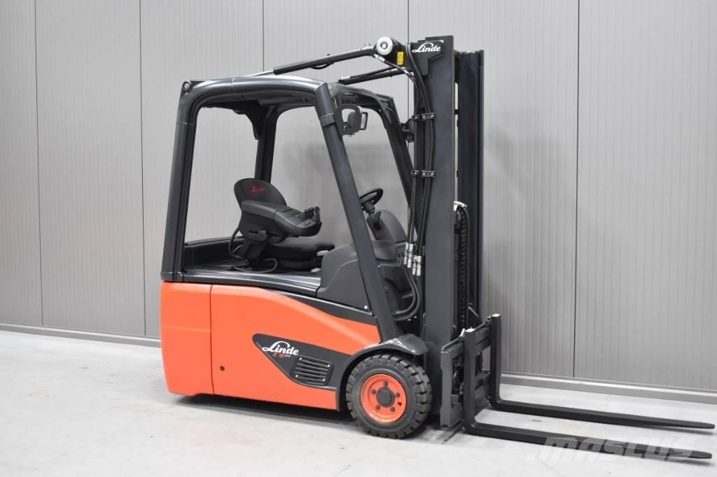 Linde E 16 - 02 Elektriniai šakiniai krautuvai