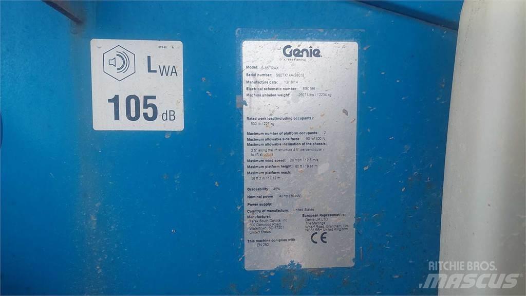 Genie S65TRAX Kiti keltuvai ir platformos