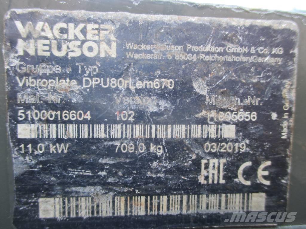 Wacker Neuson DPU 80 Vibratoriai
