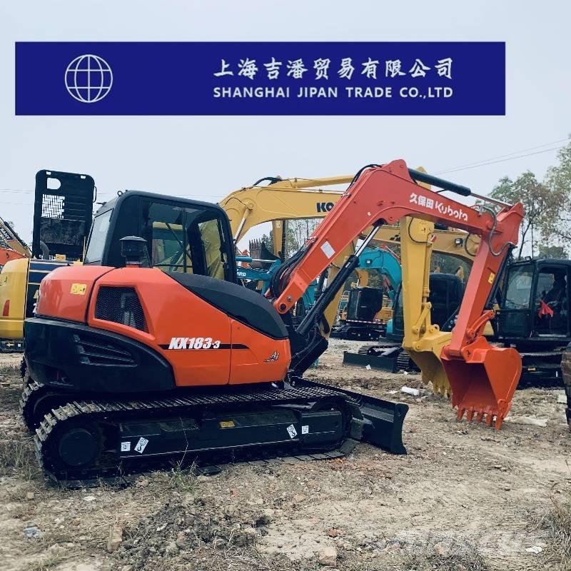 Kubota KX 183 Vidutinės galios ekskavatoriai 7-12 t