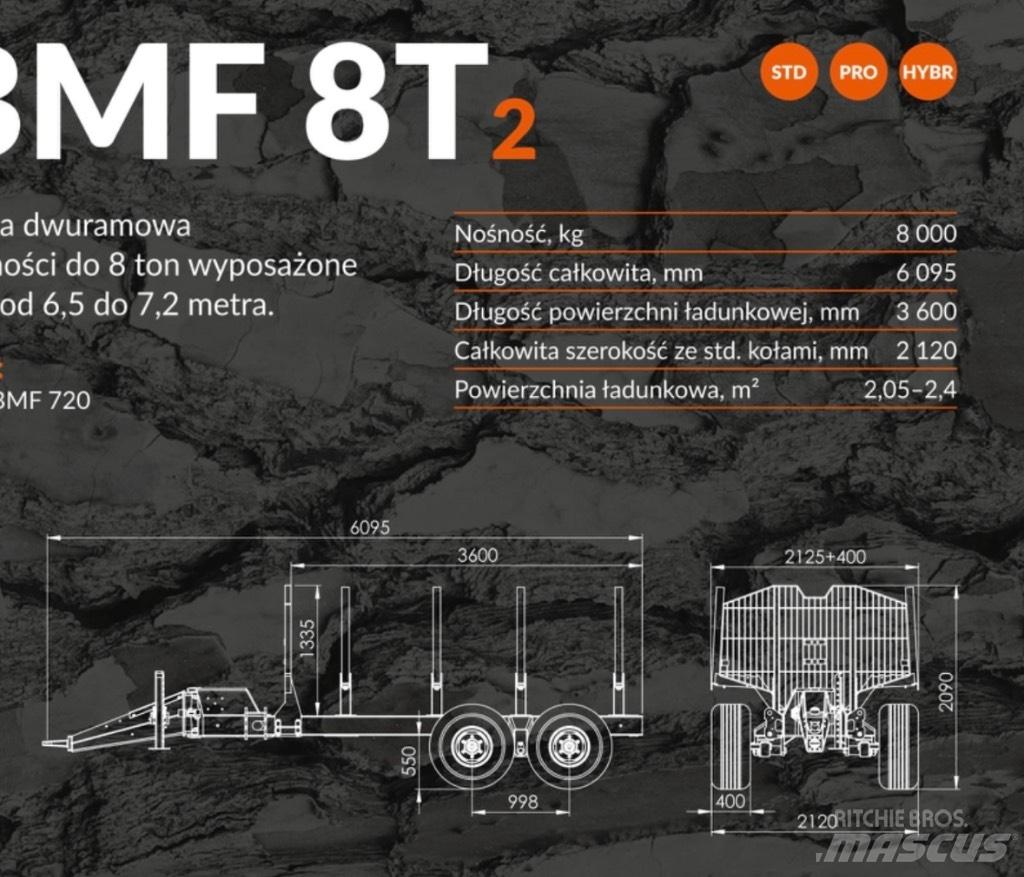 BMF 8T2 650 Miškovežių priekabos