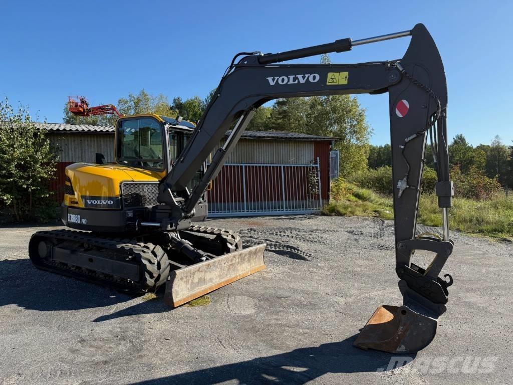 Volvo ECR 88 D Vidutinės galios ekskavatoriai 7-12 t