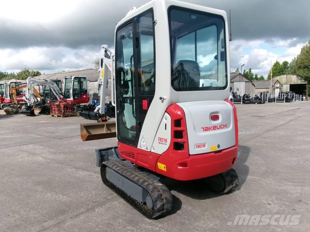 Takeuchi TB 216 Mini ekskavatoriai < 7 t