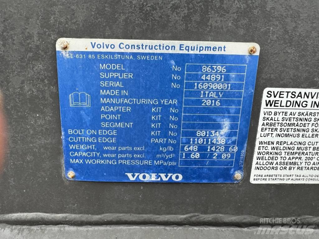 Volvo 1.6m Bucket Kaušai