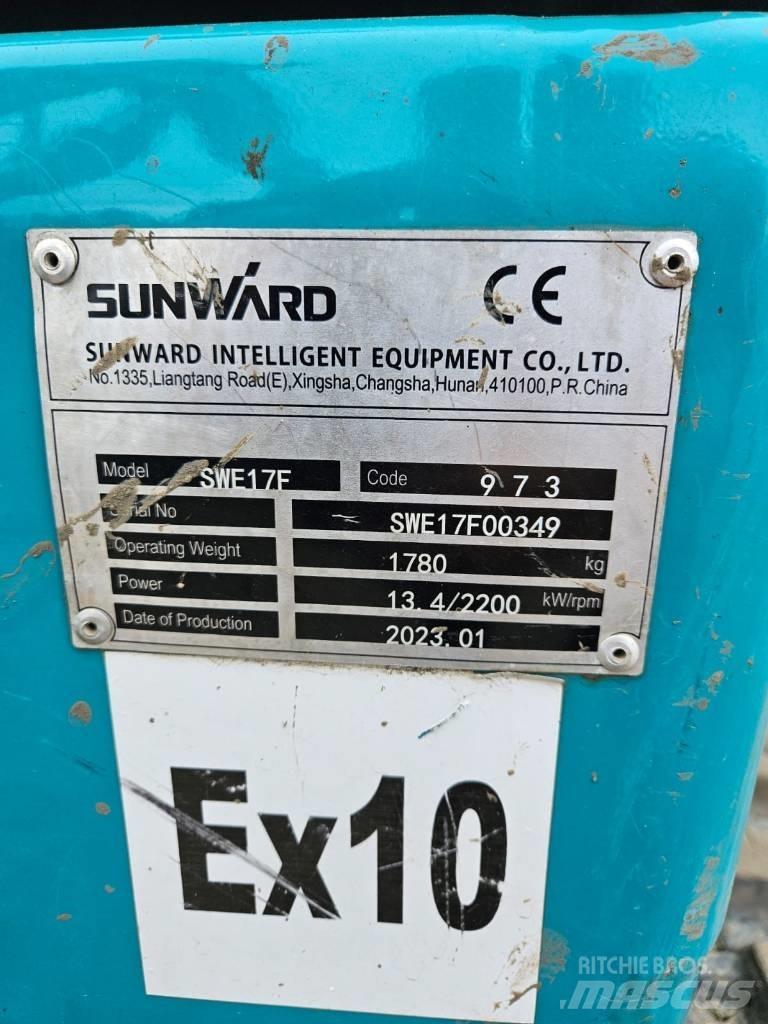 Sunward SWE 17 F Mini ekskavatoriai < 7 t