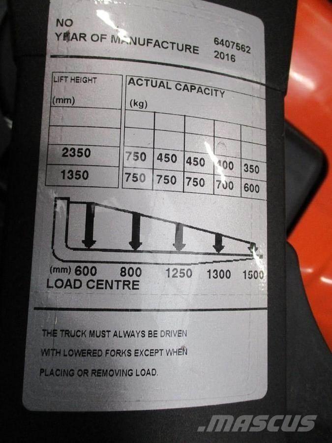 BT SPE120 XR Žemų aukščių keltuvai su platforma