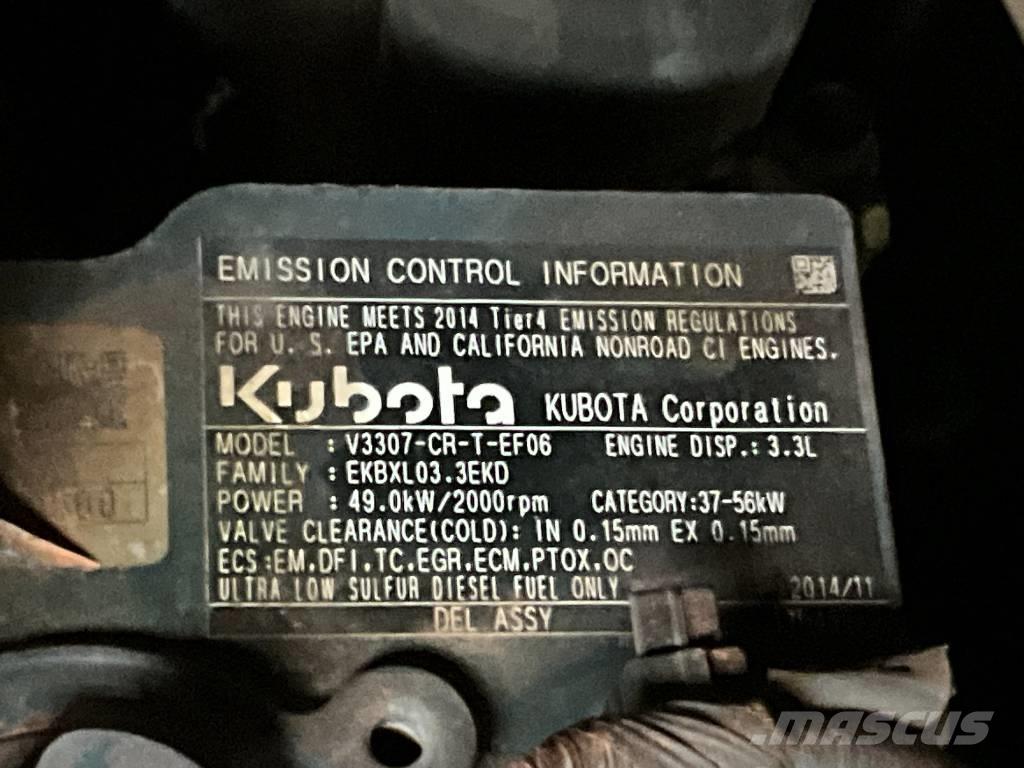 Kubota KX 080-4 Vidutinės galios ekskavatoriai 7-12 t