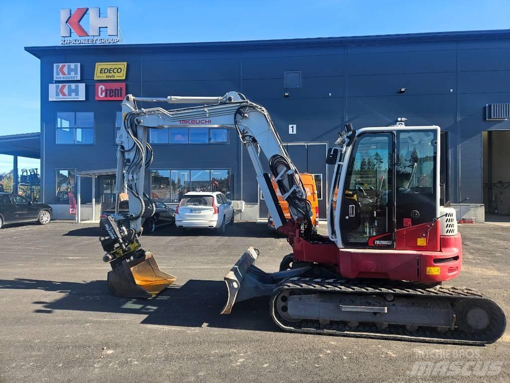 Takeuchi TB 280 FR Vidutinės galios ekskavatoriai 7-12 t