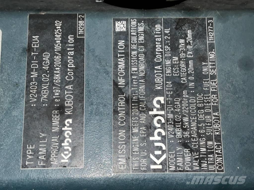 Bobcat E 50 EM Mini ekskavatoriai < 7 t