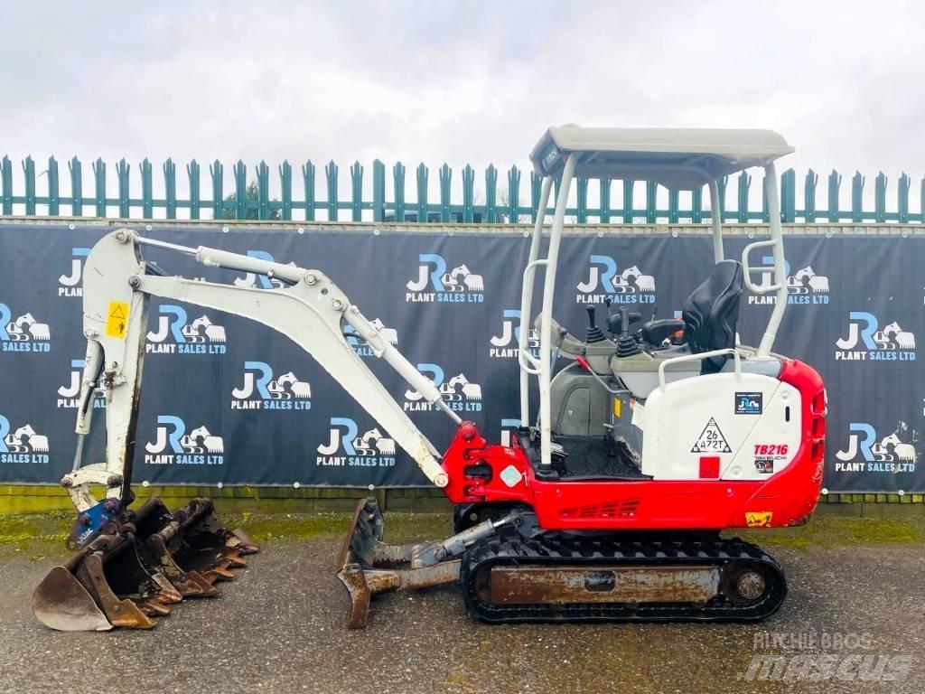 Takeuchi TB 216 Mini ekskavatoriai < 7 t
