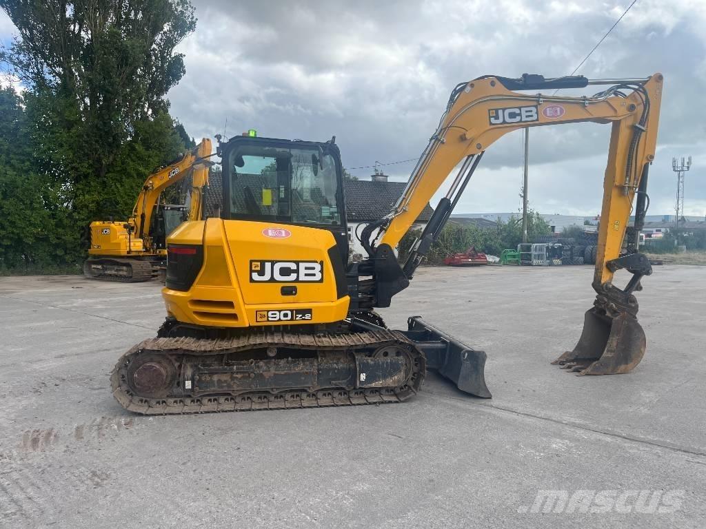 JCB 90z Vidutinės galios ekskavatoriai 7-12 t