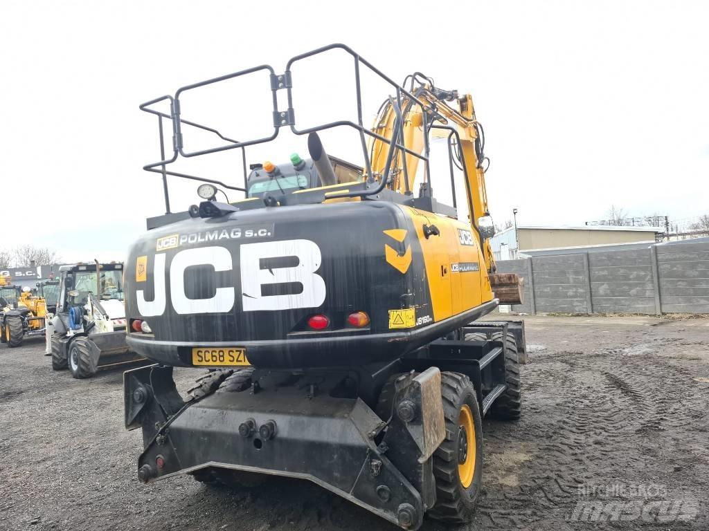 JCB JS 160 W Ratiniai ekskavatoriai
