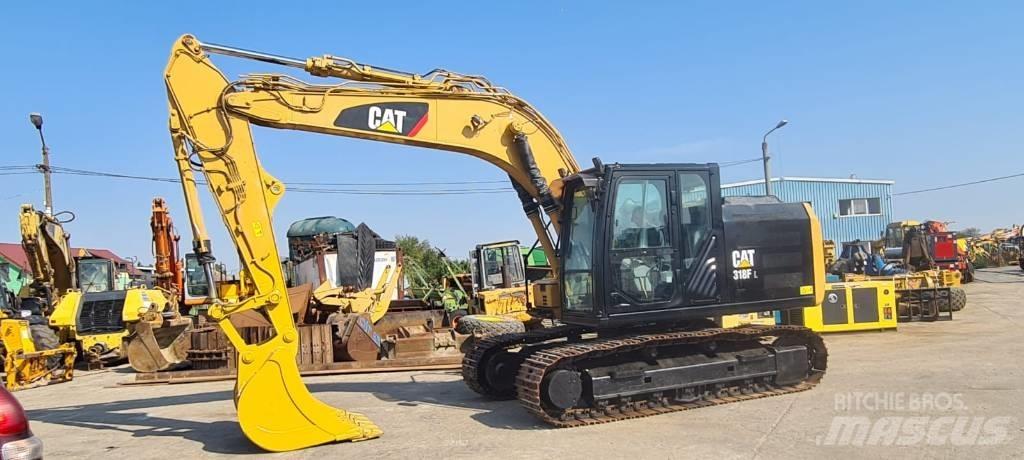 CAT 318FL Vikšriniai ekskavatoriai