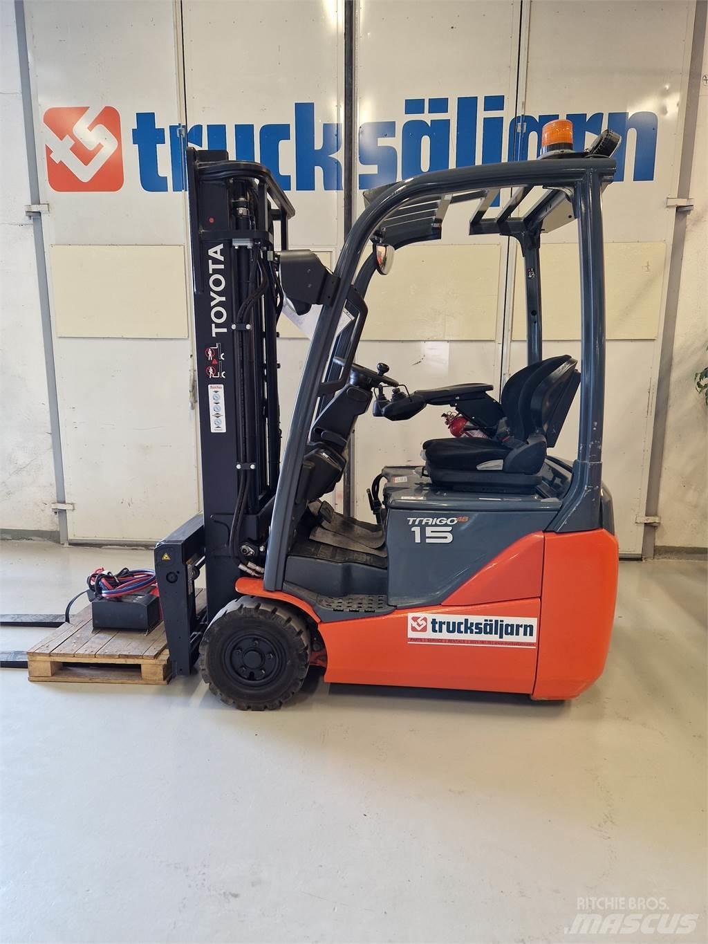 Toyota 8FBE15T Elektriniai šakiniai krautuvai