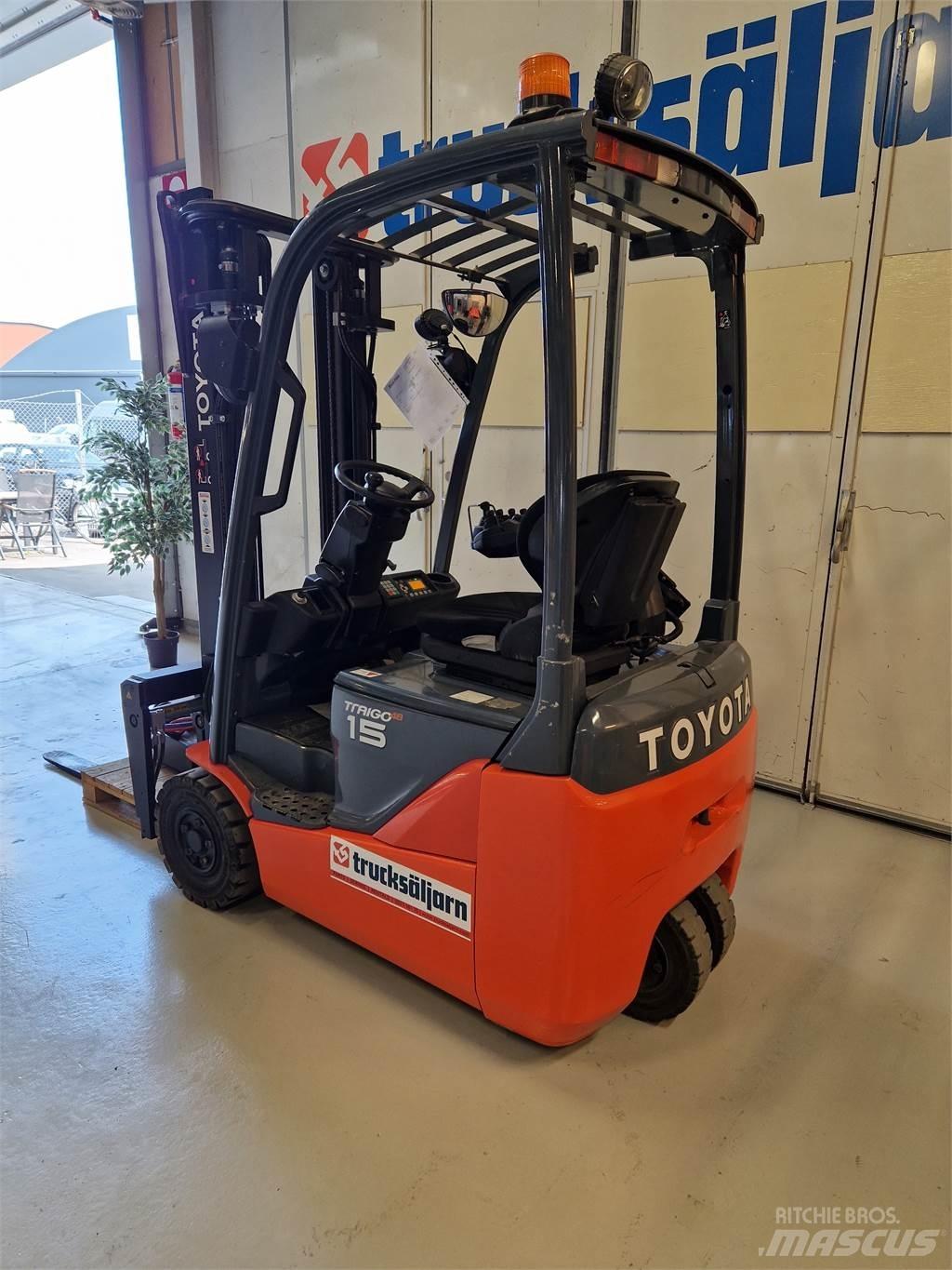Toyota 8FBE15T Elektriniai šakiniai krautuvai