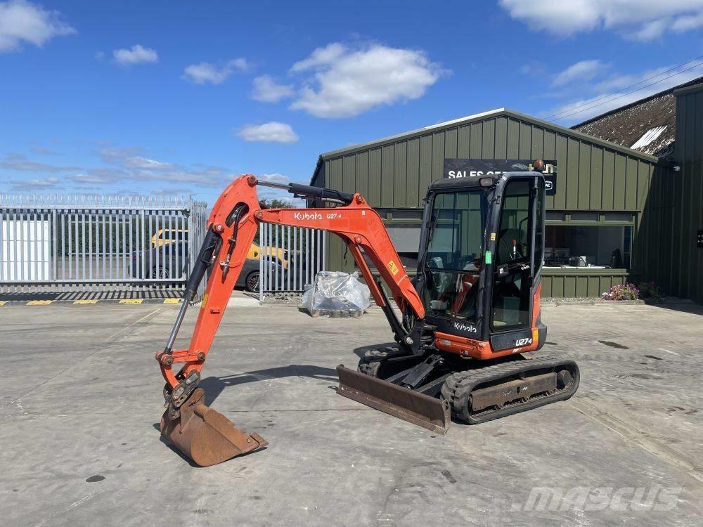 Kubota U 27-4 Mini ekskavatoriai < 7 t