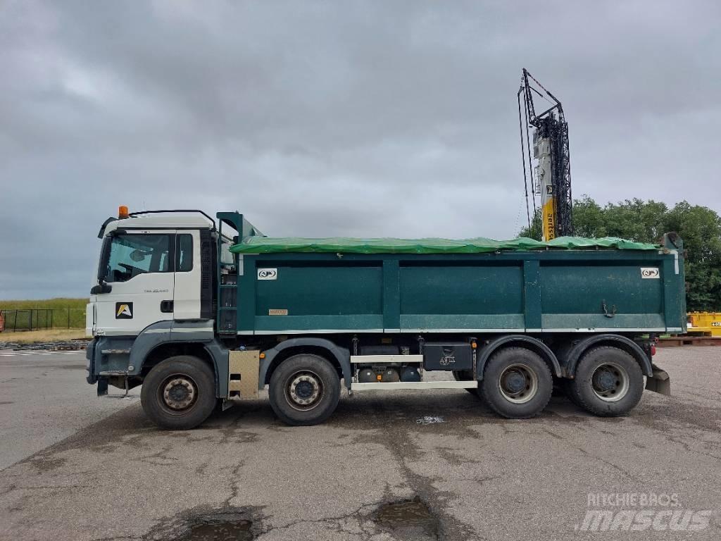 MAN TGS 35.440 (8x4) Savivarčių priekabų vilkikai