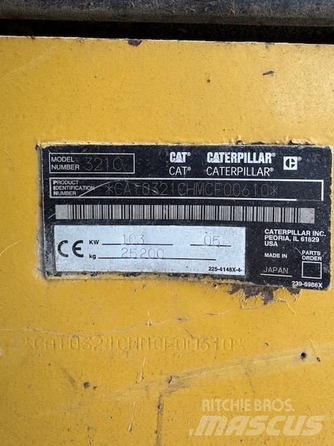 CAT 321 C LCR Vikšriniai ekskavatoriai