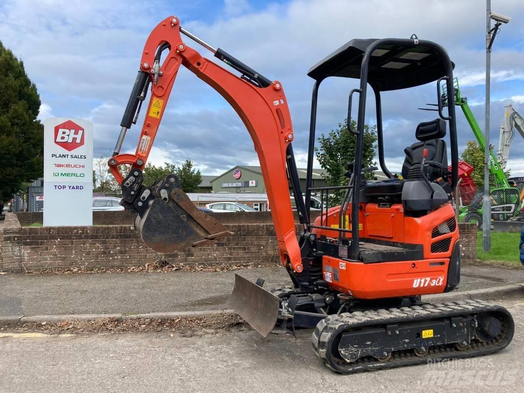 Kubota U 17-3 Mini ekskavatoriai < 7 t