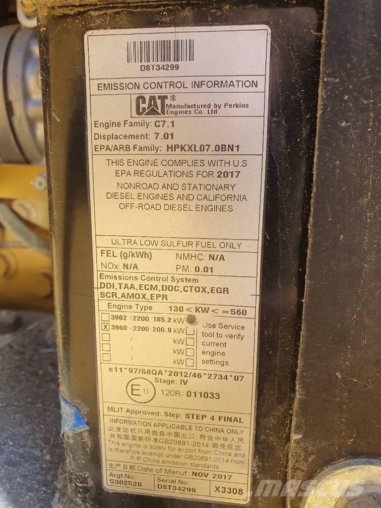 CAT 950M Naudoti ratiniai krautuvai