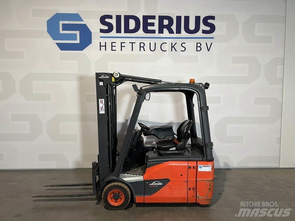 Linde E16 Elektriniai šakiniai krautuvai