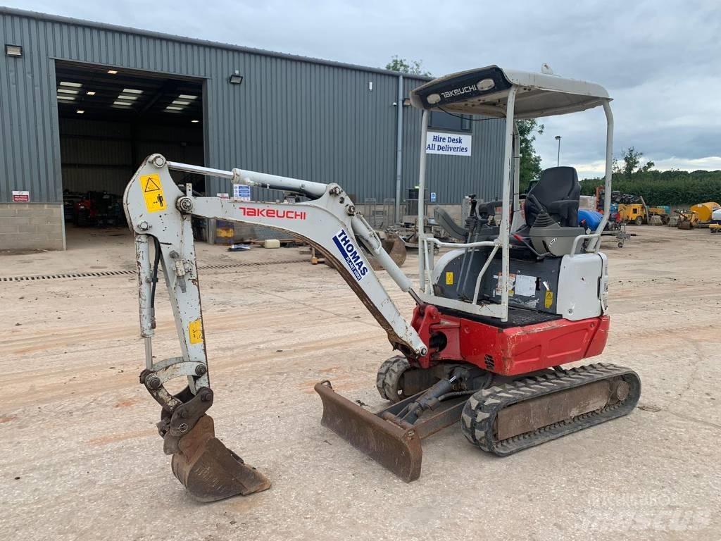 Takeuchi TB 215 R Mini ekskavatoriai < 7 t