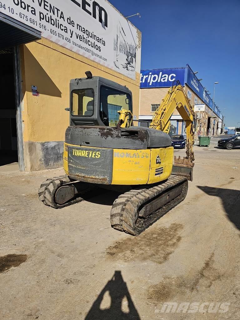 Komatsu PC 78 MR Vidutinės galios ekskavatoriai 7-12 t