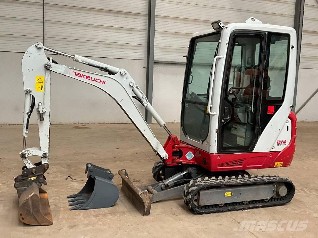 Takeuchi TB 216 Mini ekskavatoriai < 7 t