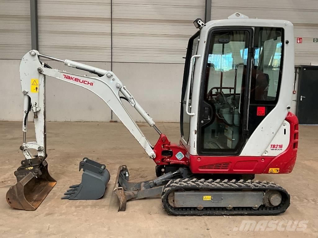 Takeuchi TB 216 Mini ekskavatoriai < 7 t