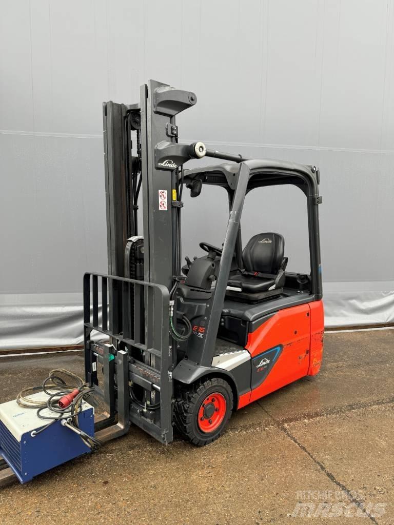Linde E16-02 Elektriniai šakiniai krautuvai