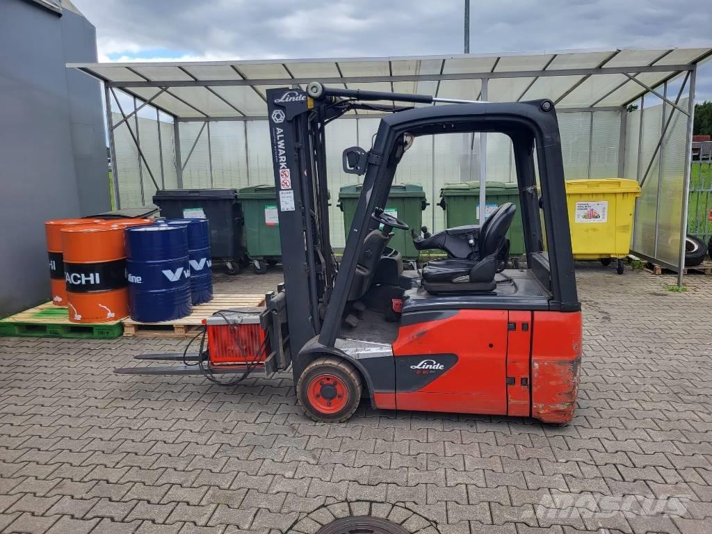 Linde E16 Elektriniai šakiniai krautuvai
