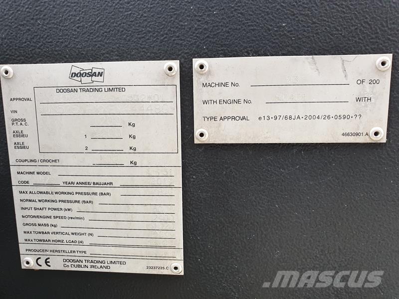 Doosan 7 / 51 Kompresoriai