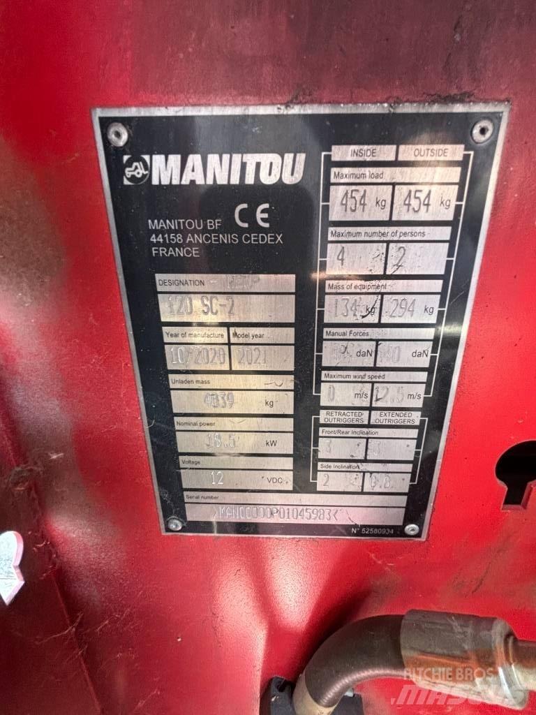 Manitou SC 120 Žirkliniai keltuvai