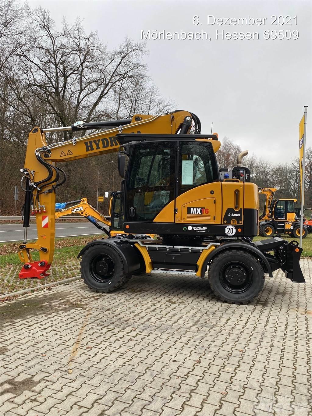 Hydrema MX16G Ratiniai ekskavatoriai