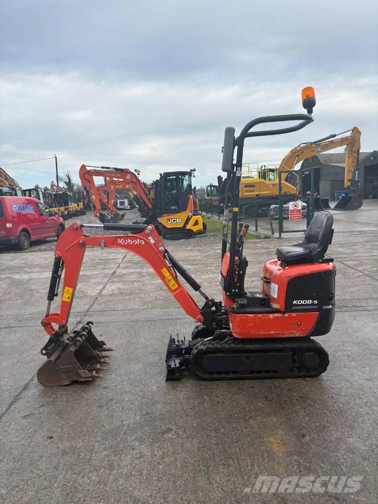 Kubota K008-5 Mini ekskavatoriai < 7 t