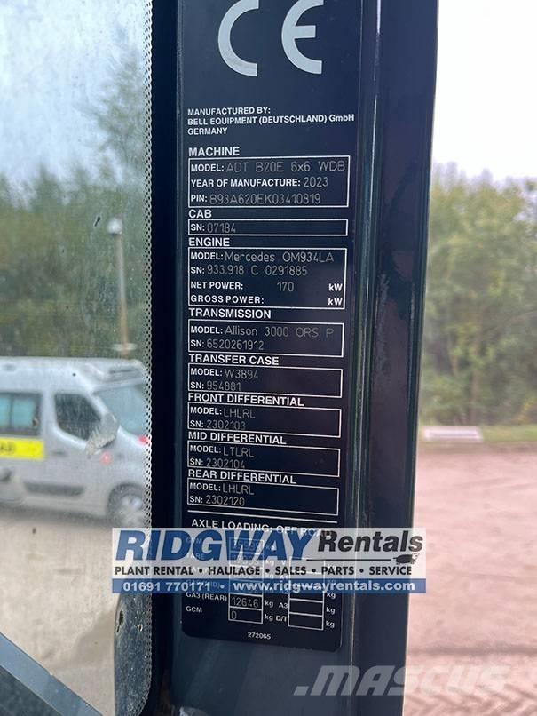 Bell B 20 Karjeriniai savivarčiai