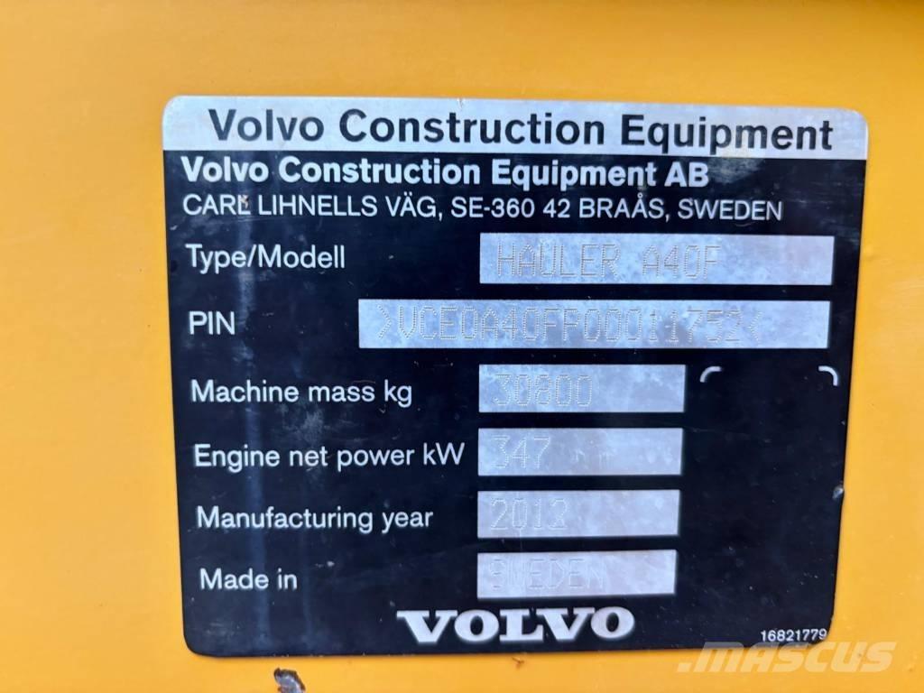Volvo A 40 F Karjeriniai savivarčiai