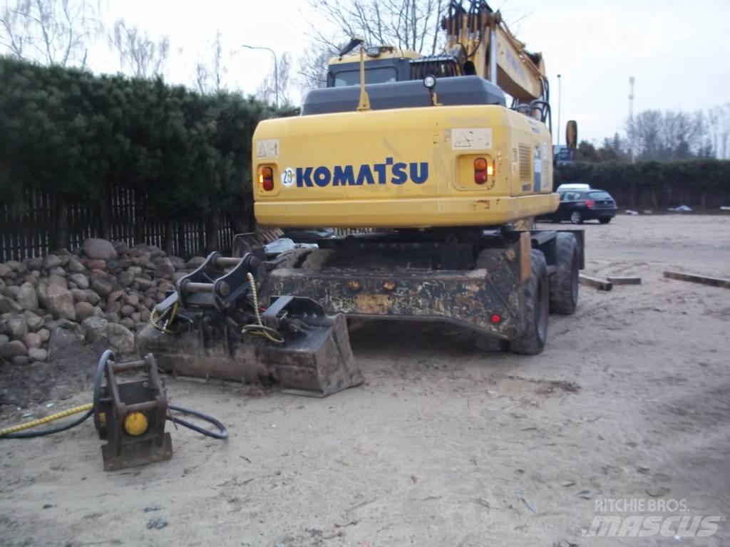 Komatsu PW 180-7 Ratiniai ekskavatoriai