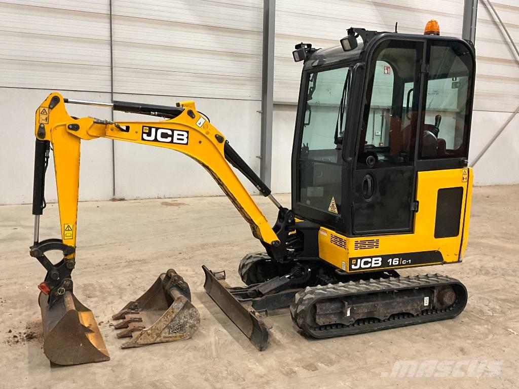 JCB 16 C-1 Mini ekskavatoriai < 7 t