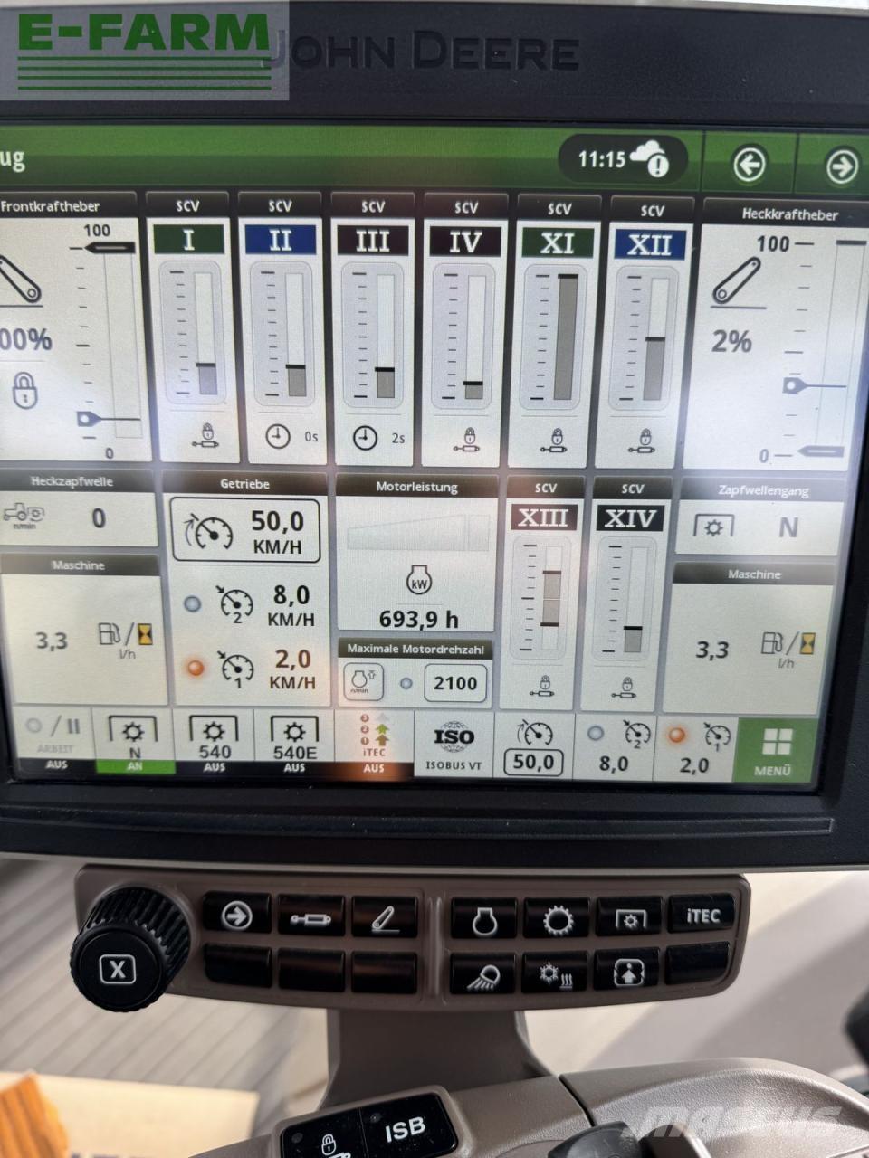 John Deere 6r150 Traktoriai