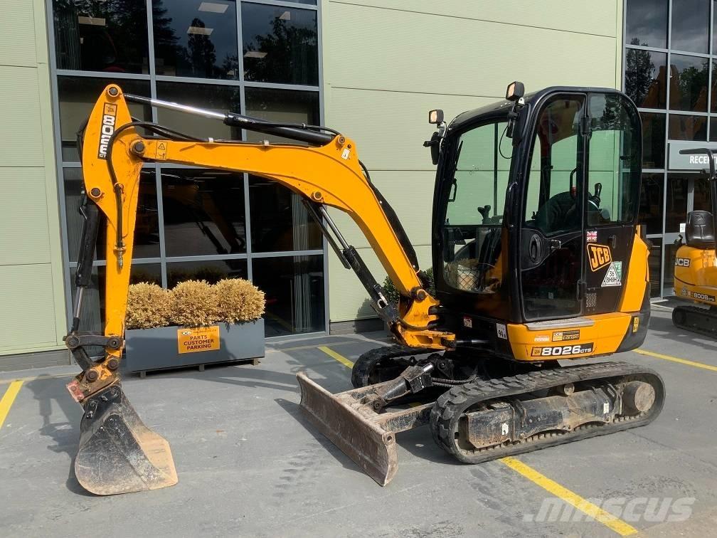 JCB 8026 CTS Mini ekskavatoriai < 7 t