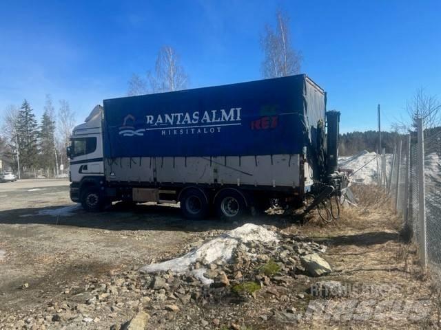 Scania R 12 LB Priekabos su tentu