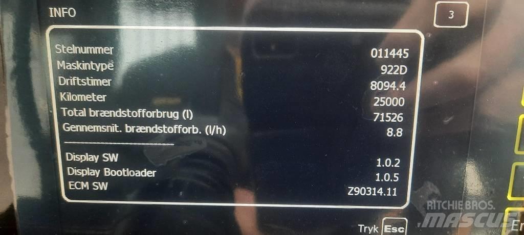 Hydrema 922D 2,55 Savivarčiai sunkvežimiai