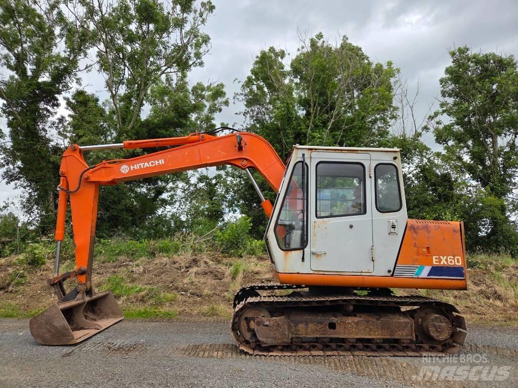 Hitachi EX 60-1 Vikšriniai ekskavatoriai