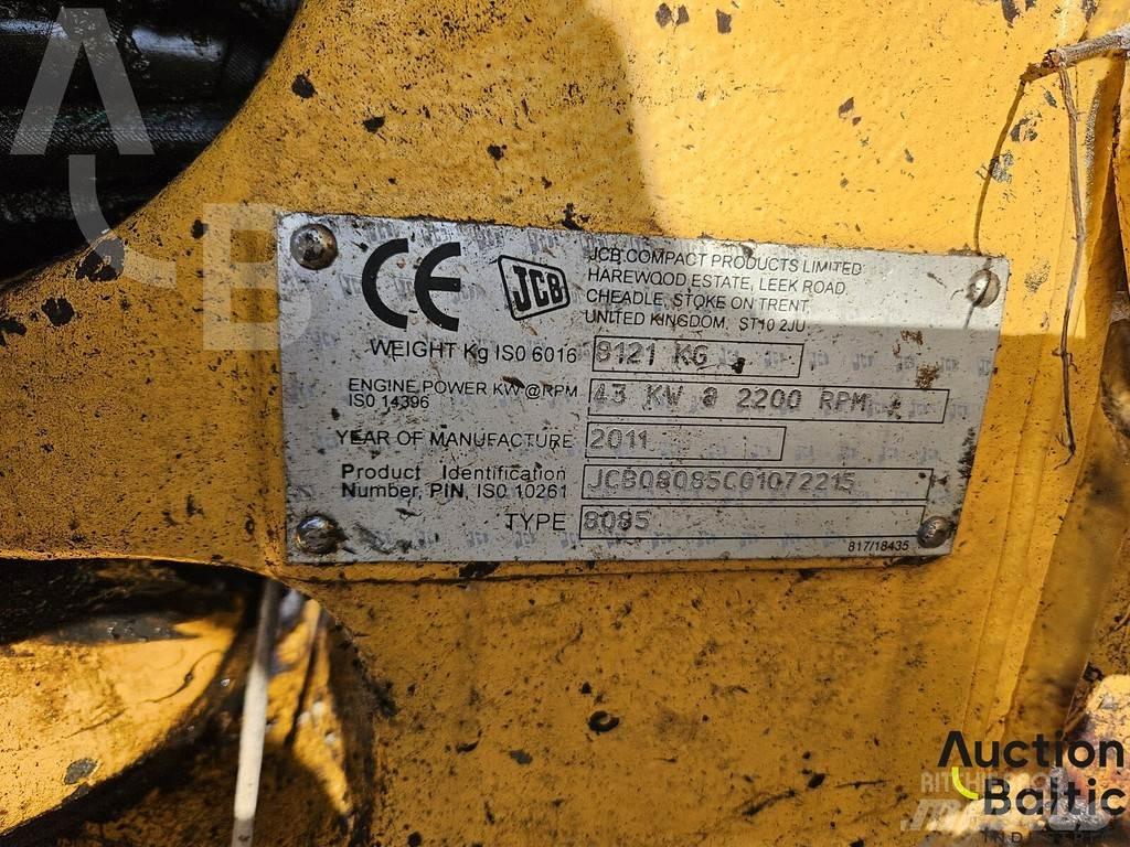 JCB 8085 Vidutinės galios ekskavatoriai 7-12 t