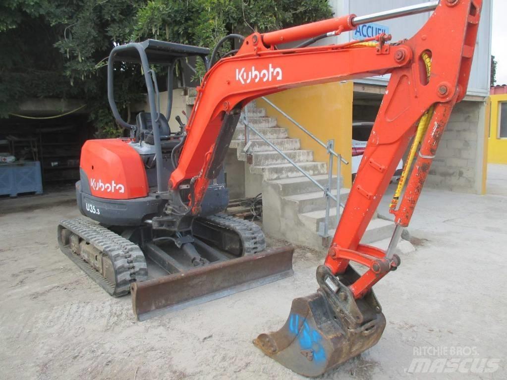 Kubota U 35 Mini ekskavatoriai < 7 t