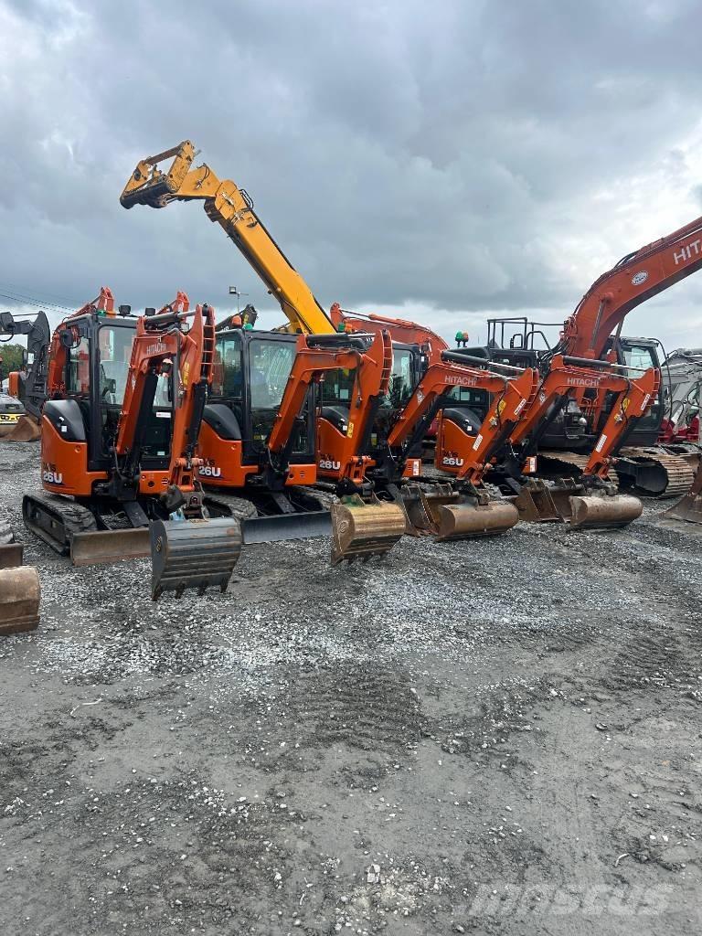 Hitachi ZX 26 U-6 Mini ekskavatoriai < 7 t