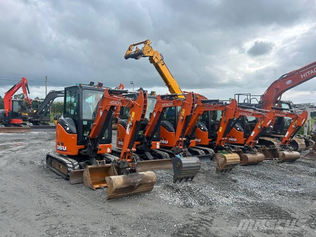 Hitachi ZX 26 U-6 Mini ekskavatoriai < 7 t