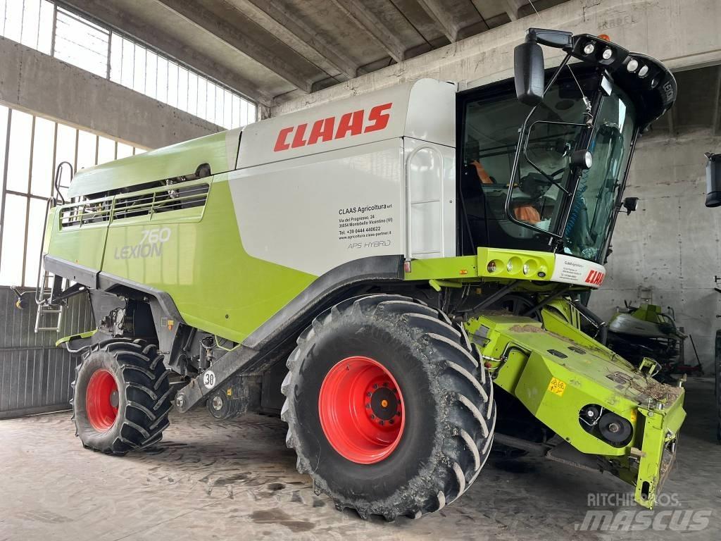 CLAAS Lexion 760 Derliaus nuėmimo kombainai