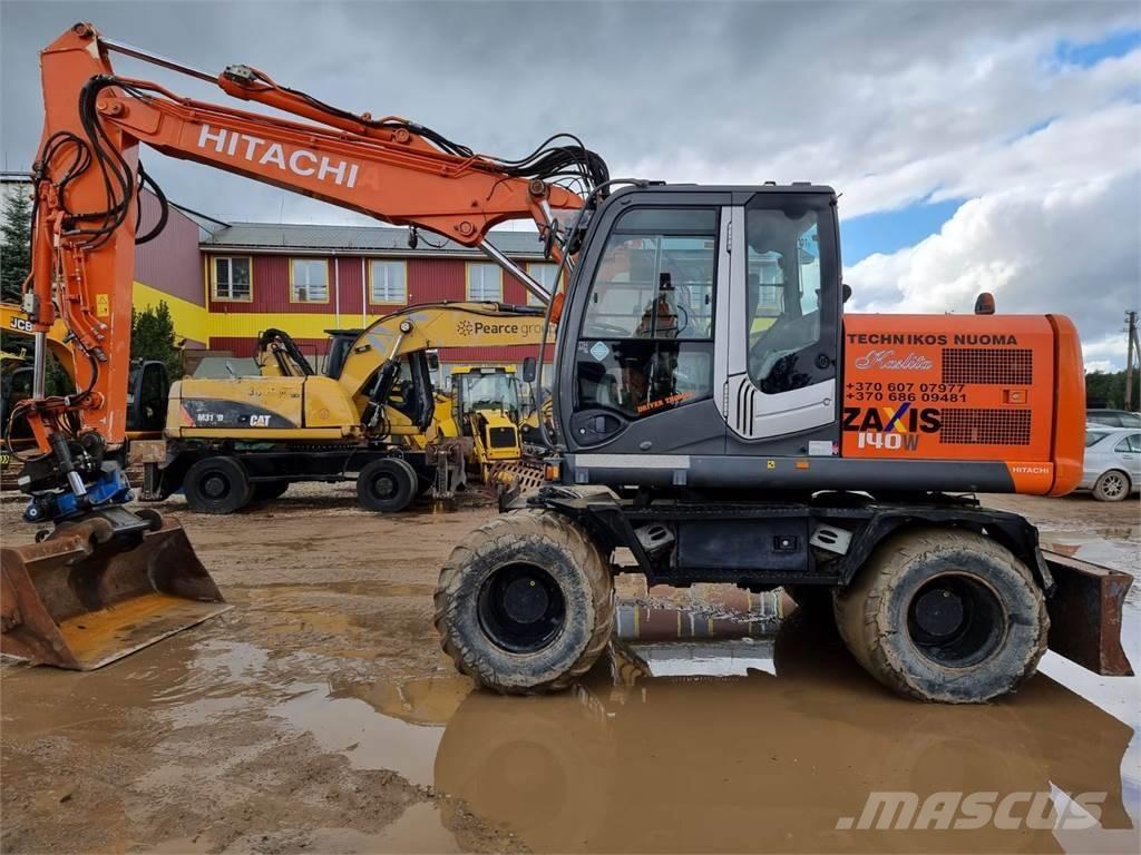 Hitachi ZX 140 W-3 Ratiniai ekskavatoriai